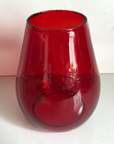 Vintage Dietz Vulcan Red Tall Globe Extended Base #39 For Railroad Lantern