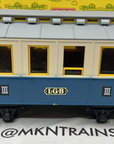 LGB G SCALE 3012#3 III BLUE/White PASSENGER COACH CAR NOS LN/BOX