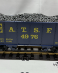 LGB 4076 D02 Santa Fe 2 Bay Open Hopper Coal Load ATSF 4976 G Scale LN/BOX