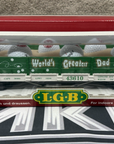 LGB 43610 Flat Car “World’s Greatest Dad” Golf Ball Car LN/Box G Scale