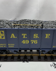 LGB 4076 D02 Santa Fe 2 Bay Open Hopper Coal Load ATSF 4976 G Scale LN/BOX