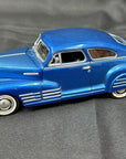 1948 Chevy Aerosedan Fleetline 1/24 Scale Diecast Model by MotorMax - Blue