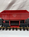 LGB 4041 Ballast Hopper Car #1200 OEG G Scale Germany Red