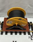 LGB 4046 CABLE REEL FLAT CAR YELLOW REEL G Scale