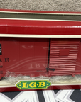 LGB 45910 Santa Fe The Grand Canyon Line Box Car G Scale Kadee No Trucks EX/box