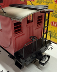 Vintage LGB 4065 Early Years Blank Caboose Red EX/Yellow Box G Scale