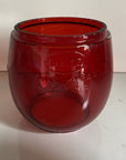 DIETZ LITTLE WIZARD RED RAILROAD LAMP GLOBE SHADE #1