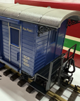 LGB 1985 Jahreswagen Postal Car Lighted Metal Wheels G Scale New/Box/Sleeve