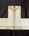 Vintage Original 3 TRACKS RAILROAD SIGN Aluminum 27-1/4 x 16-5/8 Excellent