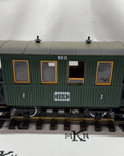 LGB 3106 GREEN 2nd Class PASSENGER COACH Car G Scale Metal Wheels