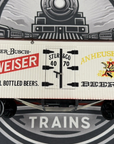 LGB 4070 G Scale Budweiser Woodside Reefer Car Ex/ no box