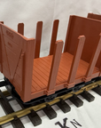 LGB 4045 STAKE FLATCAR (2) LN with Box G Scale