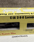 Aristo Craft ART- 80105 G Scale 2-8-0 C-16 Colorado & Southern Steam Loco Tender