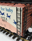 Aristo Craft Art 46217 Gerber Foods Reefer Refrigeration Car G Scale RARE NEW 🎄