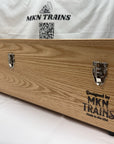 G Scale 36" Solid Oak Wood Locomotive Storage Transport Case Diesel Engine Box