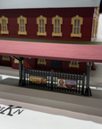 MTH Rail King O Scale 30-90094 Dark Red Stone Passenger Station