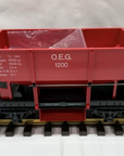 Vintage LGB 4041 OEG #1200 Ballast Car G Scale Germany Early Version A Couplers