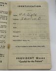 Vintage 1960 Railroad Time Books with historical writing dates times Ephemera