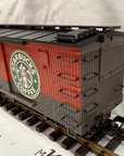 LGB 49670 Starbucks Coffee Single Door Box Car G Scale