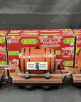 LGB 4047 G-Scale Wine Beer Barrel in NEW old stock G Scale Flat Car Lot of 3