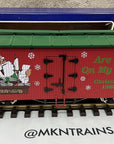 USA Trains G Scale 1992 Christmas Refrigerator Reefer Car R-1301 EX Metal Wheels