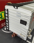 LGB 43913 SEABOARD RAILWAY, SILVER METEOR BOX CAR Metal Wheels Kadee Couplers LN