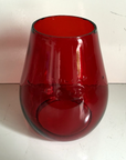 Vintage Dietz Vulcan Red Tall Globe Extended Base #39 For Railroad Lantern