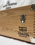 G Scale 36" Solid Oak Wood Locomotive Storage Transport Case Diesel Engine Box