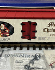 USA Trains Christmas 1995 Merry Christmas  Reefer Car New In Box G Scale MINT 🎄