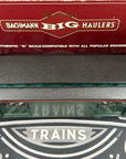 Bachmann G 97490 PRR Liberty Bell Green, 4-DOOR BAGGAGE, Lights, Metal Whls. LN