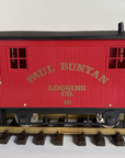 BACHMANN G SCALE PAUL BUNYAN BABE STEAM LOCOMOTIVE 0-4-0 #3 Caboose Tested