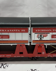Aristo Craft REA-46502 ATSF Santa Fe Two Trailer Piggyback Flatcar G Scale VG