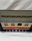 LGB 3011 2rd Class Passenger Coach G Scale Red with seated people. LN/Box