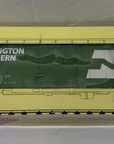 Aristo-Craft Art- 46063 Burlington Northern Steel Boxcar Green #189355 G Scale