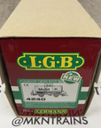 LGB 4240 Mobil Oil Short Single Dome Tank Car G Scale NEW/Box w/Sleeve