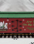 USA Trains R-13011 Christmas "Are You On My List" 1993 Reefer Metal Wheels G