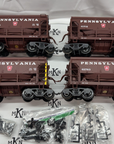LGB 40040 PENNSYLVANIA RAILROAD PRR ORE CAR set G Scale