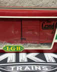 LGB 45910 Santa Fe The Grand Canyon Line Box Car G Scale Kadee No Trucks EX/box
