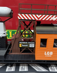 LGB 4049 Maintenance Car w/ Searchlight Metal Wheels G Scale LN/Box