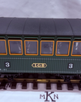 LGB 3040 G Scale LGB 3rd Class Green Coach Car #3 New In Box