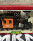 LGB 4049 Maintenance Car w/ Searchlight Metal Wheels G Scale LN/Box