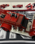 1941 GMC FIRE TRUCK ENGINE RED WITH ACCESSORIES 1:24 BY ROAD SIGNATURE 20068
