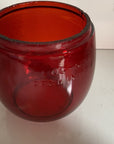 DIETZ LITTLE WIZARD RED RAILROAD LAMP GLOBE SHADE #1