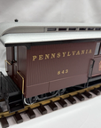 LGB 32843 PENNSYLVANIA TRUSS ROD BAGGAGE PASSENGER CAR G SCALE metal wheels