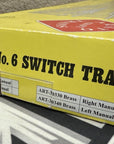 ARISTO CRAFT 30340 BRASS #6 LH MANUAL SWITCH TRACK G Scale EX/Box