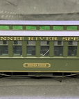 Bachmann G scale Southern Wood sided passenger cars #11 REA, #100 Coach