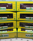 MTH RAILKING One Gauge Pennsy 4 Bay Hoppers 737536/737538 ALL 8 Box Lot G Scale