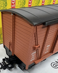 LGB 4063 G Scale OBB Double Door Boxcar #16818 Ex/Box Old Stock