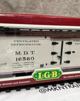 LGB G scale 47720 New York Central Refrigerated Wood Sided Reefer/metal Wheels