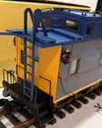 Aristo Craft - Art 42129 CSX Steel Long Caboose Metal Wheels Kadee EX/Box